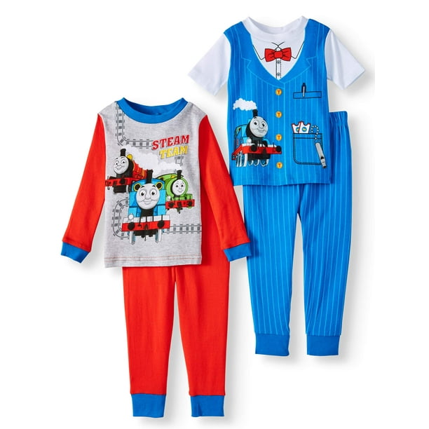 Thomas & Friends Little Boys Toddler Four-Piece Pajama Set 